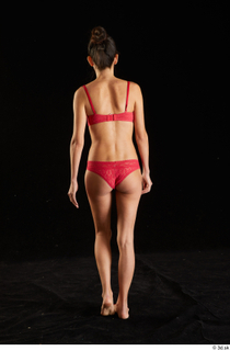 Waja   1 back view red bra red lingerie…